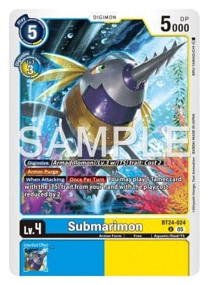 Submarimon — New Awakening Pre-Release Cards