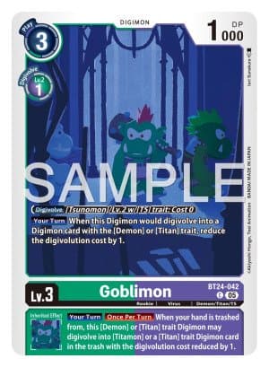 Goblimon — Blast Ace Digimon Card Game card by As'Maria