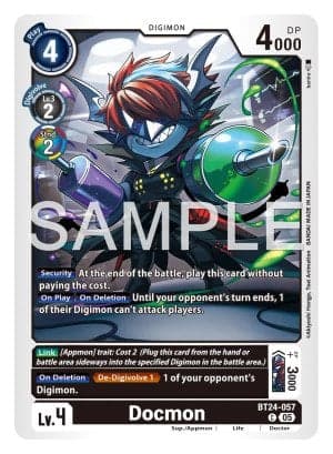 Docmon — Time Stranger Digimon Card Game card by Akiyoshi Honga, Toei Animation