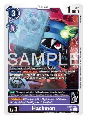 Hackmon — Time Stranger Digimon Card Game card by sasasi