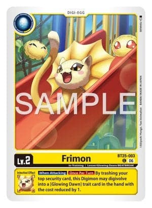 Frimon — Animal Colosseum Digimon Card Game card by Yusuke