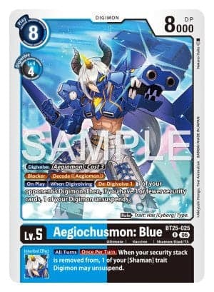 Aegiochusmon: Blue — Dual Revolution