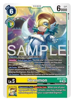 Sirenmon — Dual Revolution Release Event Cards