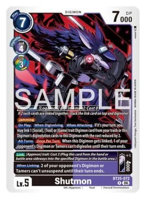 Shutmon — Dual Revolution Release Event Cards