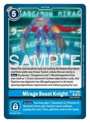 Mirage Beast Knight — Dual Revolution