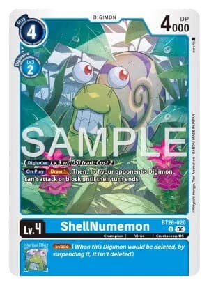 ShellNumemon — Timeless Bonds Release Event Cards