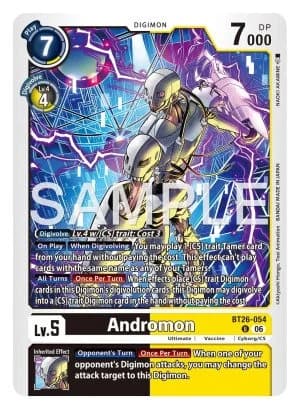 Andromon — Classic Collection Digimon Card Game card by Akiyoshi Hongō, Toei Animation