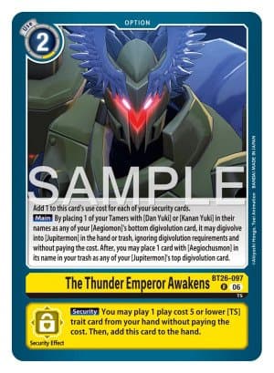 The Thunder Emperor Awakens — Timeless Bonds Release Event Cards