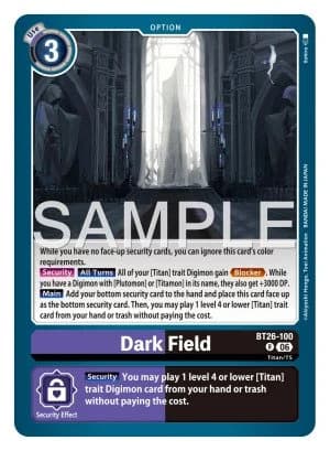 Dark Field — Timeless Bonds