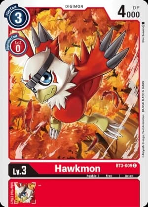 Hawkmon — Animal Colosseum Digimon Card Game card by YAMURETSU