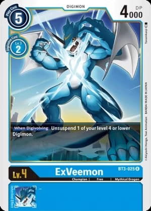 ExVeemon — Across Time Digimon Card Game card by Spareribs