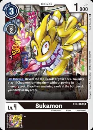 Sukamon — Blast Ace Pre-Release Cards