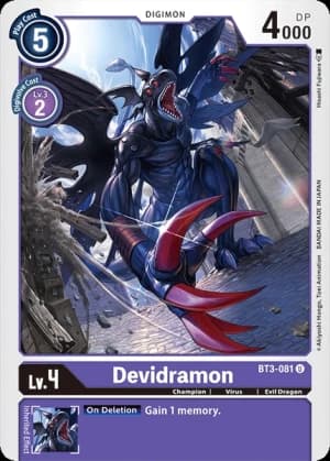Devidramon — Digital Hazard Digimon Card Game card by Akiyoshi Honga, Toei Animation