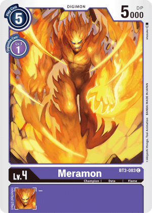 Meramon — Battle of Omni Digimon Card Game card by koki