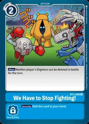 We Have to Stop Fighting! — Release Special Booster 1.5