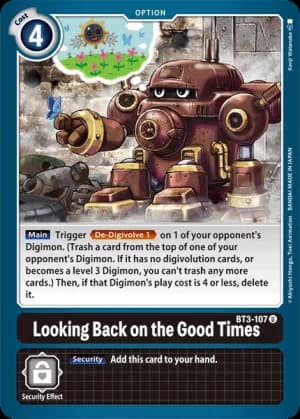 Looking Back on the Good Times — Release Special Booster 1.0
