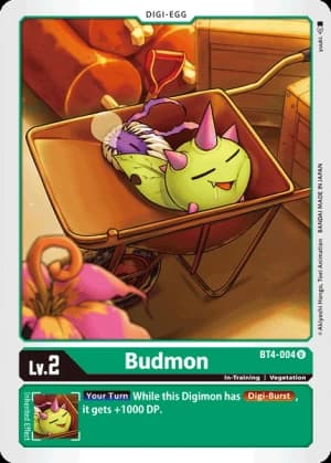 Budmon — Great Legend Digimon Card Game card by Akiyoshi Hongo, Toei Animation