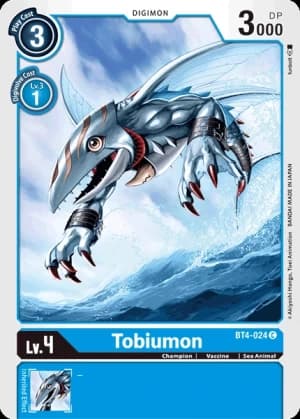 Tobiumon — Great Legend Digimon Card Game card by Akiyoshi Honga, Toei Animation