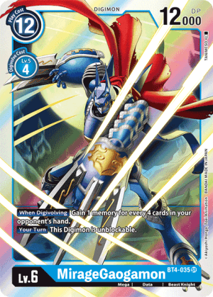 MirageGaogamon — Dimensional Phase