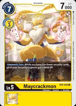 Maycrackmon — Great Legend Digimon Card Game card by Teppei Kodama