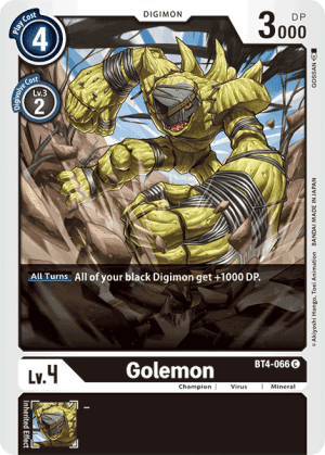 Golemon — Chain of Liberation Digimon Card Game card by SENNSU