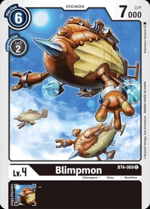 Blimpmon — Great Legend Digimon Card Game card by Kazumasa Yasukuni
