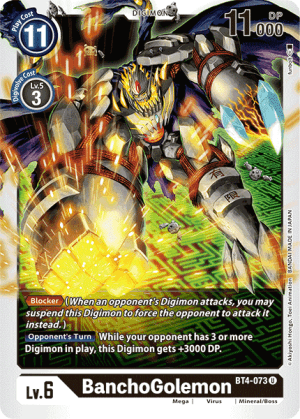 BanchoGolemon — Chain of Liberation Digimon Card Game card by Senatsu