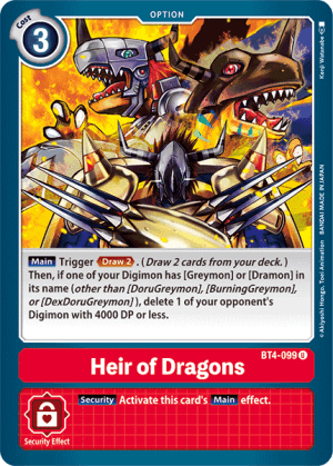 Heir of Dragons — Great Legend