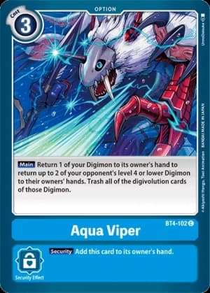 Aqua Viper — Great Legend Digimon Card Game card by UneedDensuke