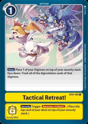 Tactical Retreat! — Great Legend Pre-Release Cards