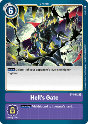 Hell's Gate — Great Legend Digimon Card Game card by pik@ru