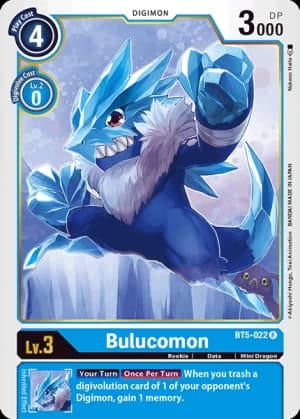 Bulucomon — Battle of Omni Digimon Card Game card by Nakano Haito