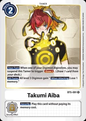 Takumi Aiba — Battle of Omni Pre-Release Cards