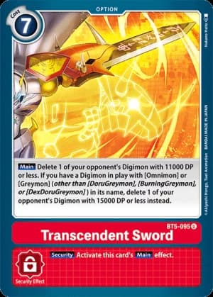 Transcendent Sword — Battle of Omni Pre-Release Cards