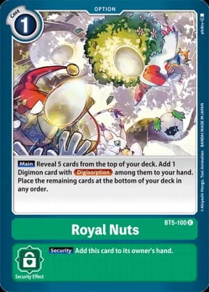 Royal Nuts — Battle of Omni Digimon Card Game card by phitru