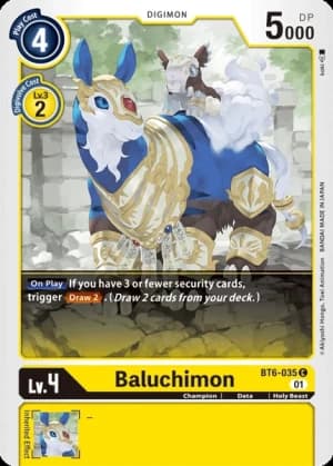 Baluchimon — Double Diamond Digimon Card Game card by koki