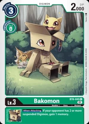 Bakomon — Double Diamond Digimon Card Game card by Takase