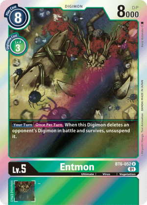 Entmon — Double Diamond Digimon Card Game card by Koji Watanabe