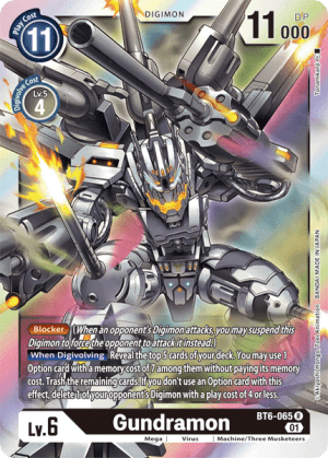 Gundramon — Digimon LIBERATOR