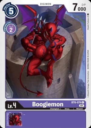 Boogiemon — Double Diamond Digimon Card Game card by Hisashi Fujiwara