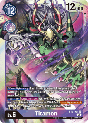 Titamon — Dimensional Phase Pre-Release Cards