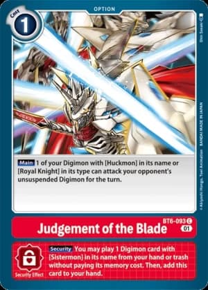 Judgement of the Blade — Double Diamond