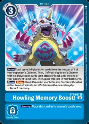 Howling Memory Boost! — Double Diamond