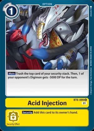 Acid Injection — Double Diamond Digimon Card Game card by shosuke