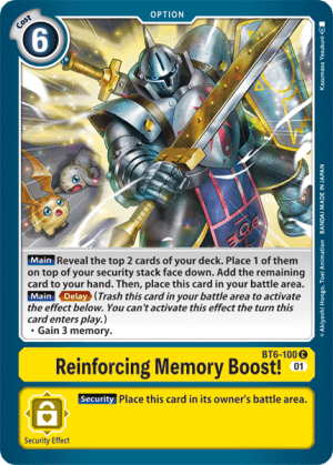 Reinforcing Memory Boost! — Double Diamond