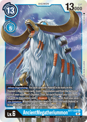 AncientMegatheriummon — Next Adventure Digimon Card Game card by TANAMESO