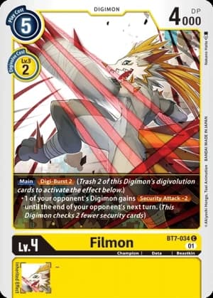 Filmon — Next Adventure Digimon Card Game card by Nakano Hitoshi