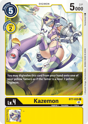Kazemon — Next Adventure Digimon Card Game card by Tonamikanji