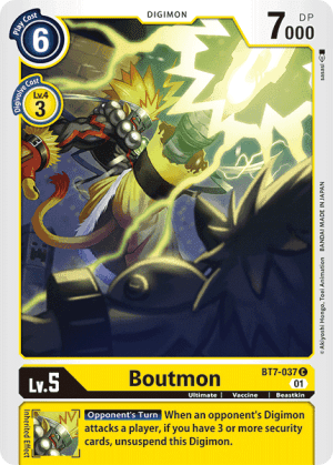 Boutmon — Digimon Promotion Cards Digimon Card Game card by pkr8ru