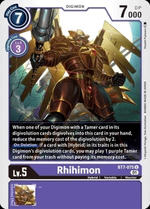 Rhihimon — Next Adventure Pre-Release Cards
